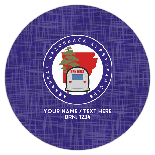 Arkansas Razorback Airstream Club Logo Icing Circle - Large - Single