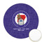 Arkansas Razorback Airstream Club Logo Printed Cookie Topper - Round