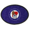 Arkansas Razorback Airstream Club Logo Iron On Oval Patch