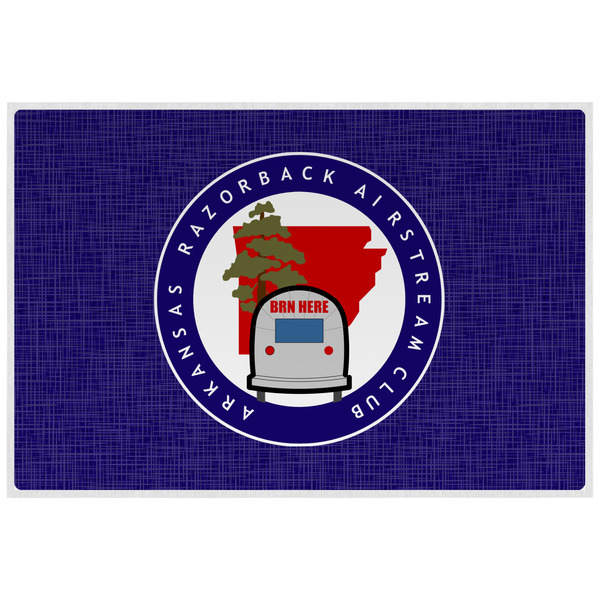 Custom Arkansas Razorback Airstream Club Logo Laminated Placemat