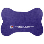 Arkansas Razorback Airstream Club Logo Bone Shaped Dog Food Mat