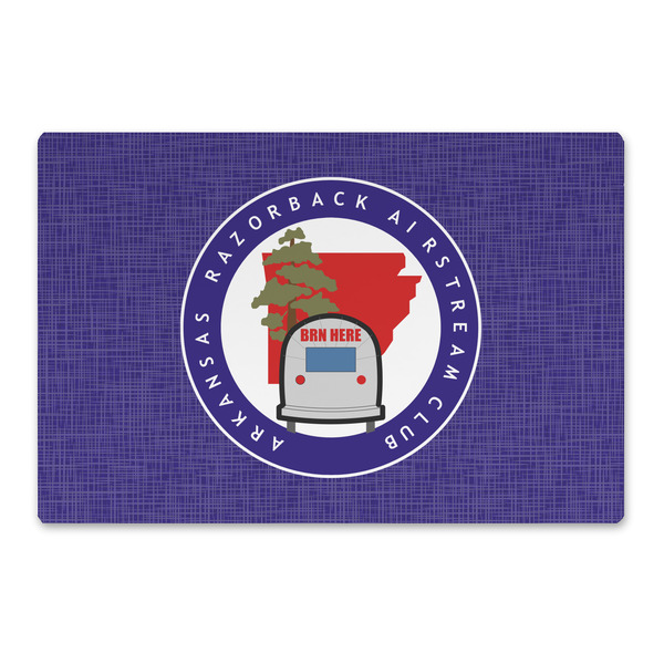 Custom Arkansas Razorback Airstream Club Logo Large Rectangle Car Magnet - 18" x 12"