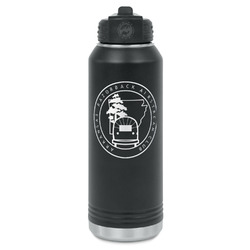 Arkansas Razorback Airstream Club Logo Water Bottle - Laser Engraved