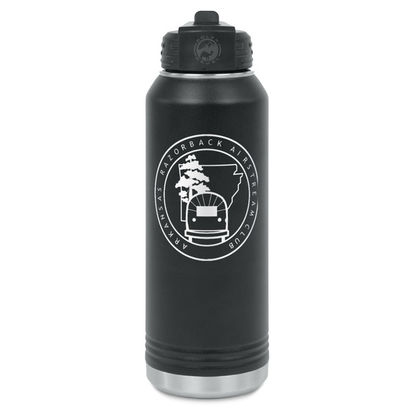 Custom Arkansas Razorback Airstream Club Logo Water Bottle - Laser Engraved