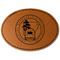 Arkansas Razorback Airstream Club Logo Faux Leather Iron On Patch - Oval