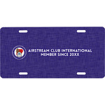 Arkansas Razorback Airstream Club Logo Front License Plate