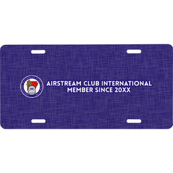 Arkansas Razorback Airstream Club Logo Front License Plate