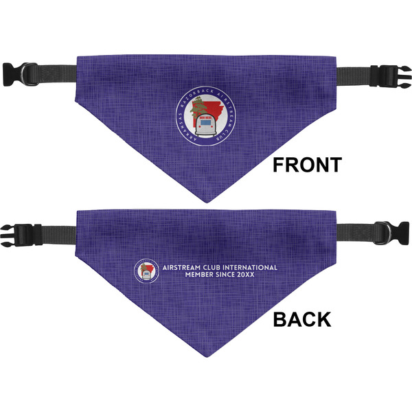 Arkansas Razorback Airstream Club Logo Medium Dog Bandana Approval