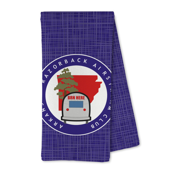 Custom Arkansas Razorback Airstream Club Logo Kitchen Towel - Microfiber