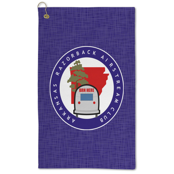 Custom Arkansas Razorback Airstream Club Logo Microfiber Golf Towel
