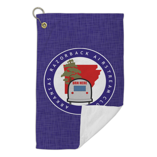 Arkansas Razorback Airstream Club Logo Microfiber Golf Towels Small - Front Folded