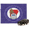 Arkansas Razorback Airstream Club Logo Dog Blanket - Large