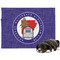 Arkansas Razorback Airstream Club Logo Dog Blanket