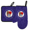 Arkansas Razorback Airstream Club Logo Left Oven Mitt & Pot Holder Set