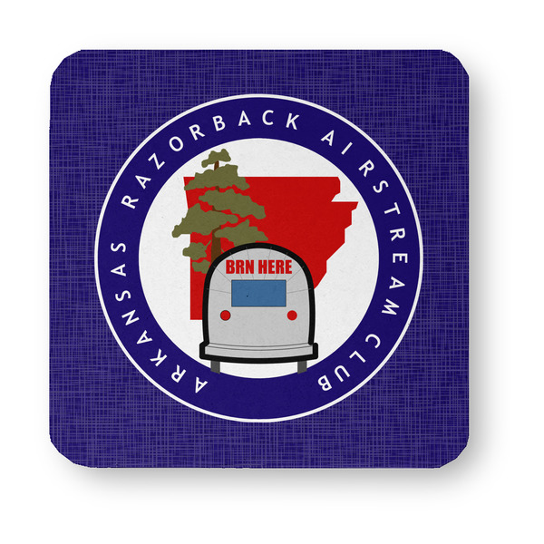 Arkansas Razorback Airstream Club Logo Paper Coasters - Approval