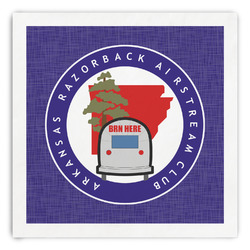 Arkansas Razorback Airstream Club Logo Paper Dinner Napkins