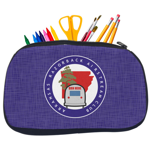 Arkansas Razorback Airstream Club Logo Pencil / School Supplies Bags - Medium