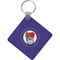 Arkansas Razorback Airstream Club Logo Diamond Plastic Keychain