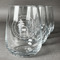 Arkansas Razorback Airstream Club Logo Stemless Wine Glasses - Laser Engraved- Set of 4