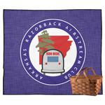 Arkansas Razorback Airstream Club Logo Outdoor Picnic Blanket