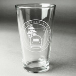 Arkansas Razorback Airstream Club Logo Pint Glass - Laser Engraved