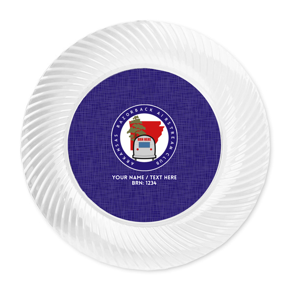 Arkansas Razorback Airstream Club Logo Plastic Party Dinner Plates - Approval