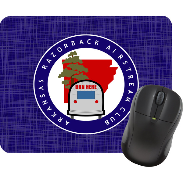Custom Arkansas Razorback Airstream Club Logo Rectangular Mouse Pad