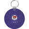 Arkansas Razorback Airstream Club Logo Round Plastic Keychain