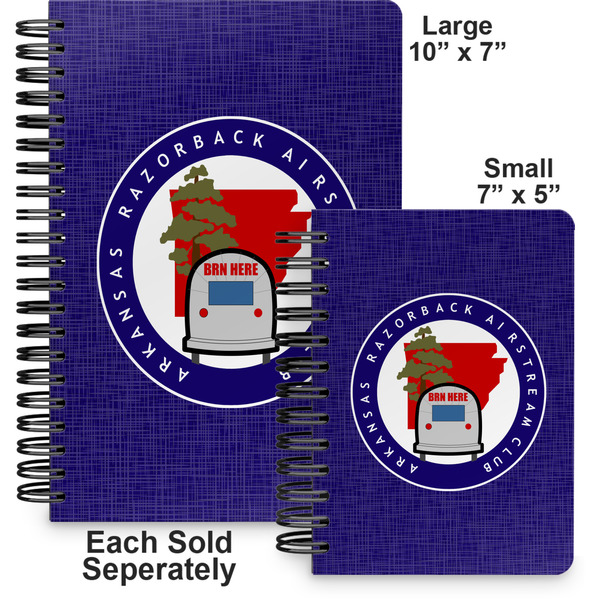 Arkansas Razorback Airstream Club Logo Spiral Journal - Comparison