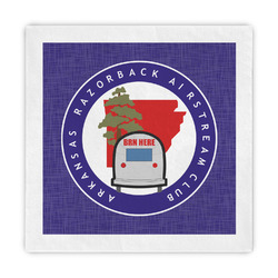 Arkansas Razorback Airstream Club Logo Decorative Paper Napkins