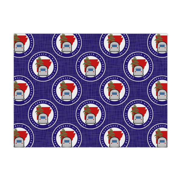 Custom Arkansas Razorback Airstream Club Logo Tissue Paper Sheets - Large - Heavyweight
