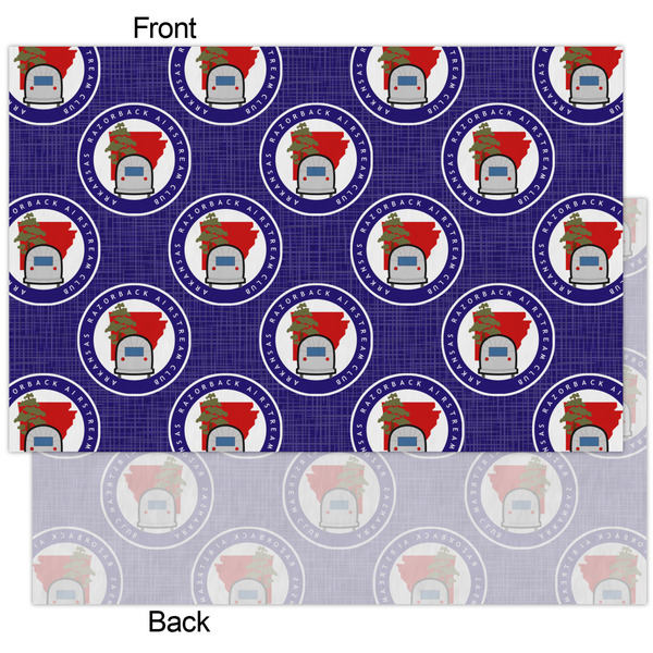 Arkansas Razorback Airstream Club Logo Tissue Paper - Heavyweight - XL - Front & Back