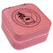 Arkansas Razorback Airstream Club Logo Travel Jewelry Boxes - Pink Leather