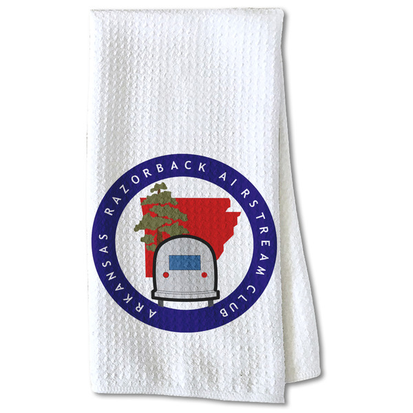 Arkansas Razorback Airstream Club Logo Waffle Towel - Partial Print Print Style Image