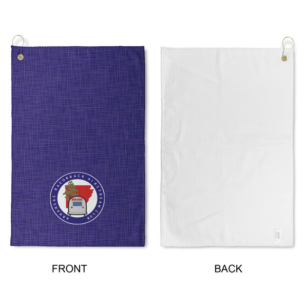 Arkansas Razorback Airstream Club Logo Waffle Weave Golf Towel - Approval
