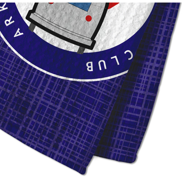 Arkansas Razorback Airstream Club Logo Waffle Weave Towel - Closeup of Material Image