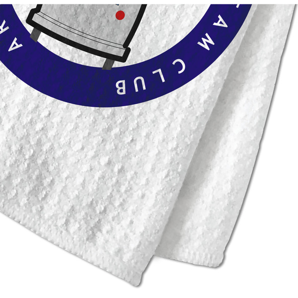 Arkansas Razorback Airstream Club Logo Waffle Weave Towel - Closeup of Material Image