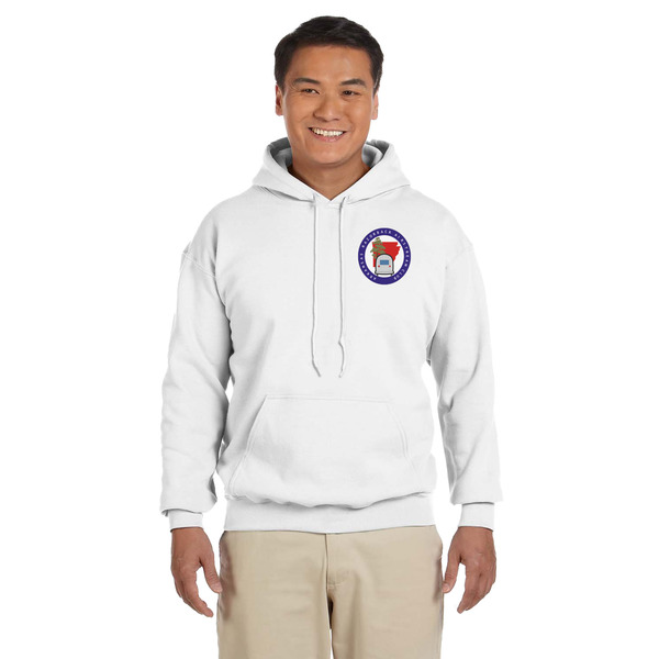 Custom Arkansas Razorback Airstream Club Logo Hoodie - White