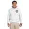 Arkansas Razorback Airstream Club Logo Hoodie - White