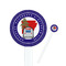 Arkansas Razorback Airstream Club Logo Round Plastic Stir Sticks