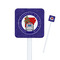 Arkansas Razorback Airstream Club Logo Square Plastic Stir Sticks