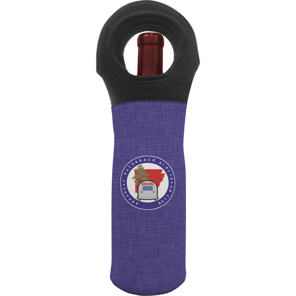 Custom Arkansas Razorback Airstream Club Logo Wine Tote Bag
