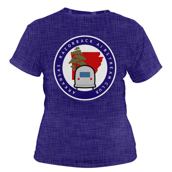Arkansas Razorback Airstream Club Logo Women's T-shirt Back