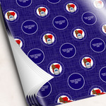 Arkansas Razorback Airstream Club Logo Wrapping Paper Sheets