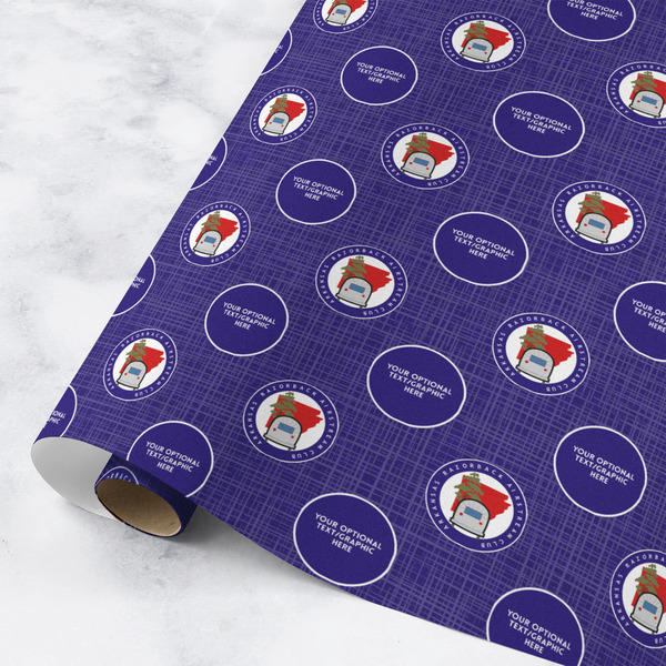 Custom Arkansas Razorback Airstream Club Logo Wrapping Paper Roll - Medium - Matte