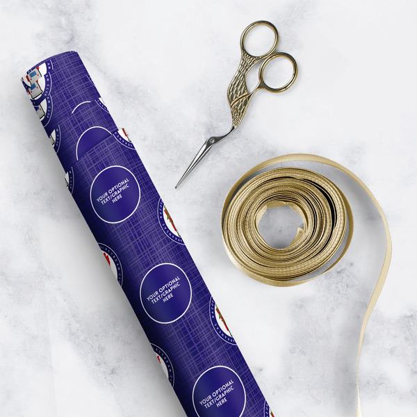 Arkansas Razorback Airstream Club Logo Wrapping Paper Rolls - Lifestyle 1