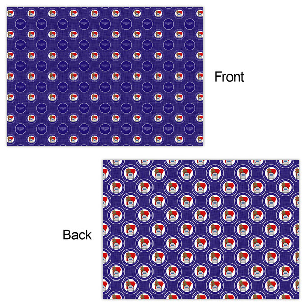 Arkansas Razorback Airstream Club Logo Wrapping Paper Sheet - Double Sided - Front & Back