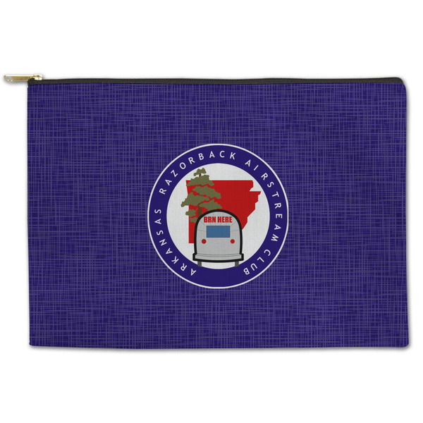 Custom Arkansas Razorback Airstream Club Logo Zipper Pouch