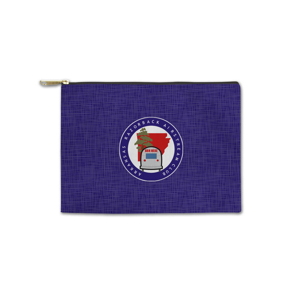 Custom Arkansas Razorback Airstream Club Logo Zipper Pouch - Small - 8.5" x 6"