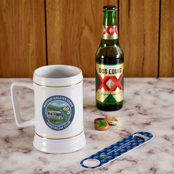 Missouri Greater Ozark Airstream Club Beer Stein - In Context